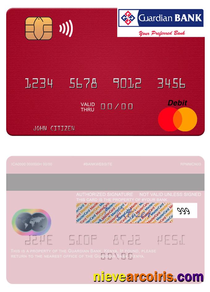 Kenya Guardian Bank mastercard